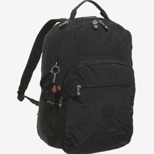 Kipling Seoul backpack Black tonal, NEW NWT